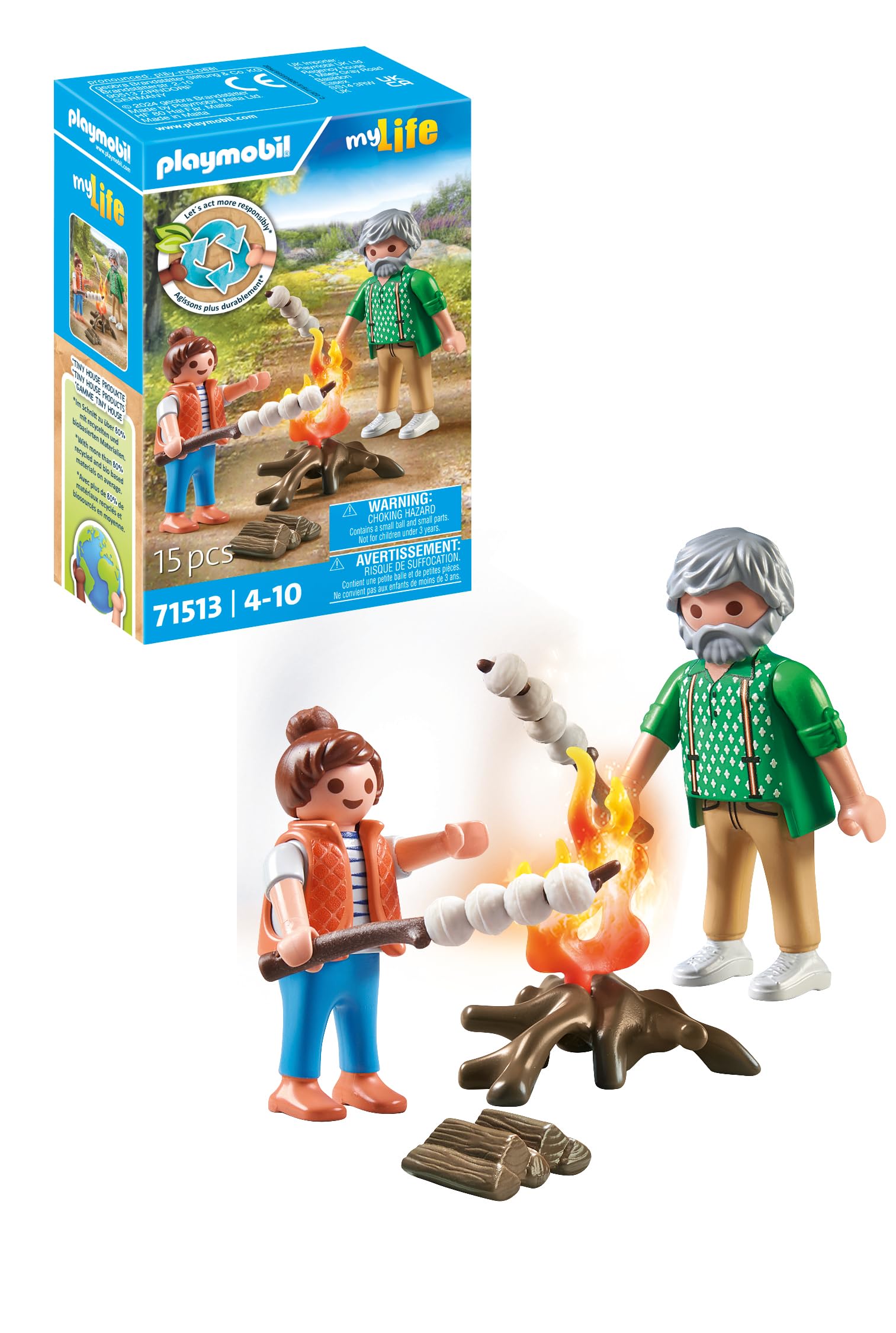 Playmobil Campfire with Marshmallows — image 1