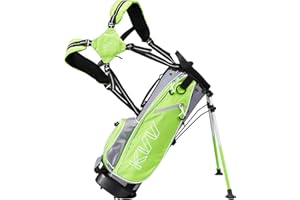 KVV Junior Golf Stand Bag, Lightweight Golf Stand Bag for Children Kids Ages 4-6/7-9/10-12