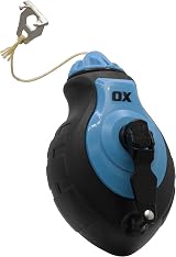 OX Tools Pro Aluminium Kevlar Chalk Line Reel Refill Blue Durable Tradesperson view 3