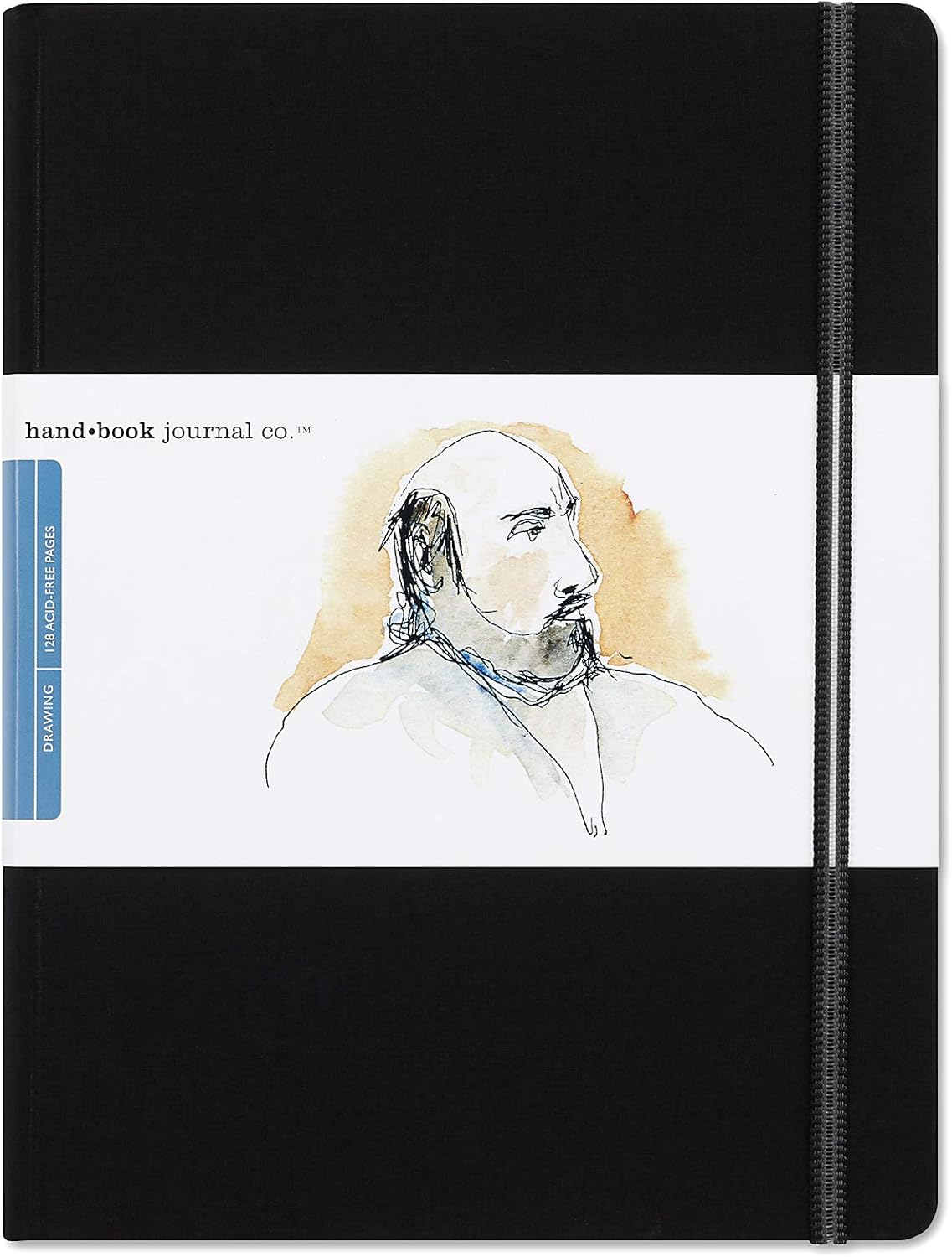 Travelogue Drawing Book, Square 5-1/2 x 5-1/2, Ivory Black Artist Journal: Arts, Crafts & Sewing