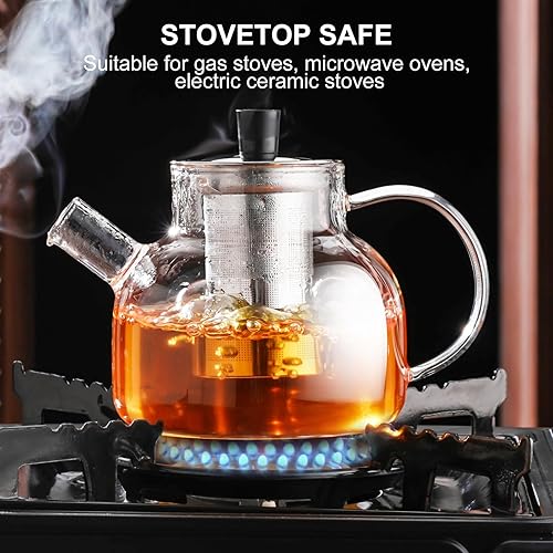 Electric Kettle Best Gas Stove Tea Kettle Borosilicate Glass Best