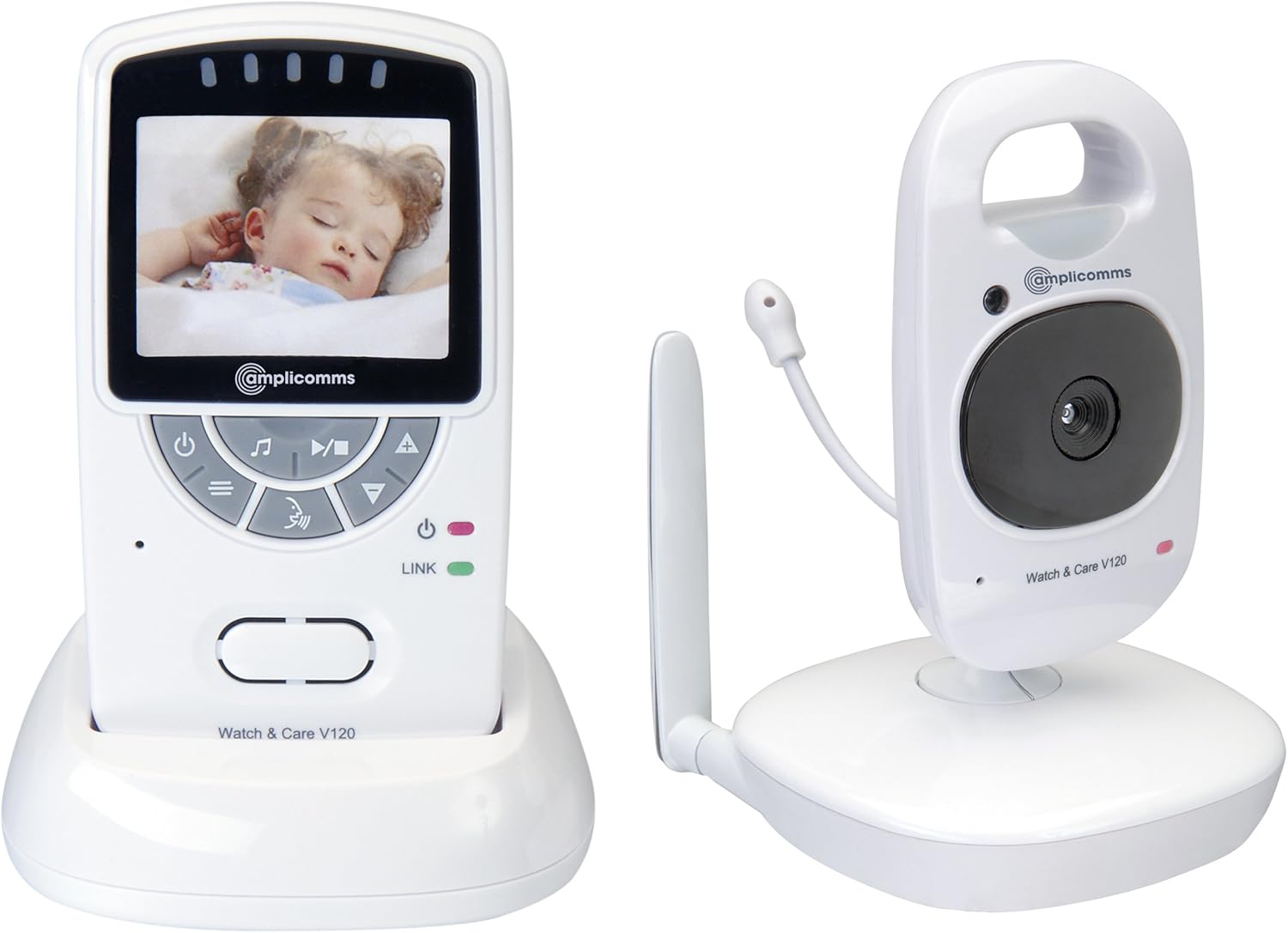 Watch and Care V120 Digital Monitoring System (White