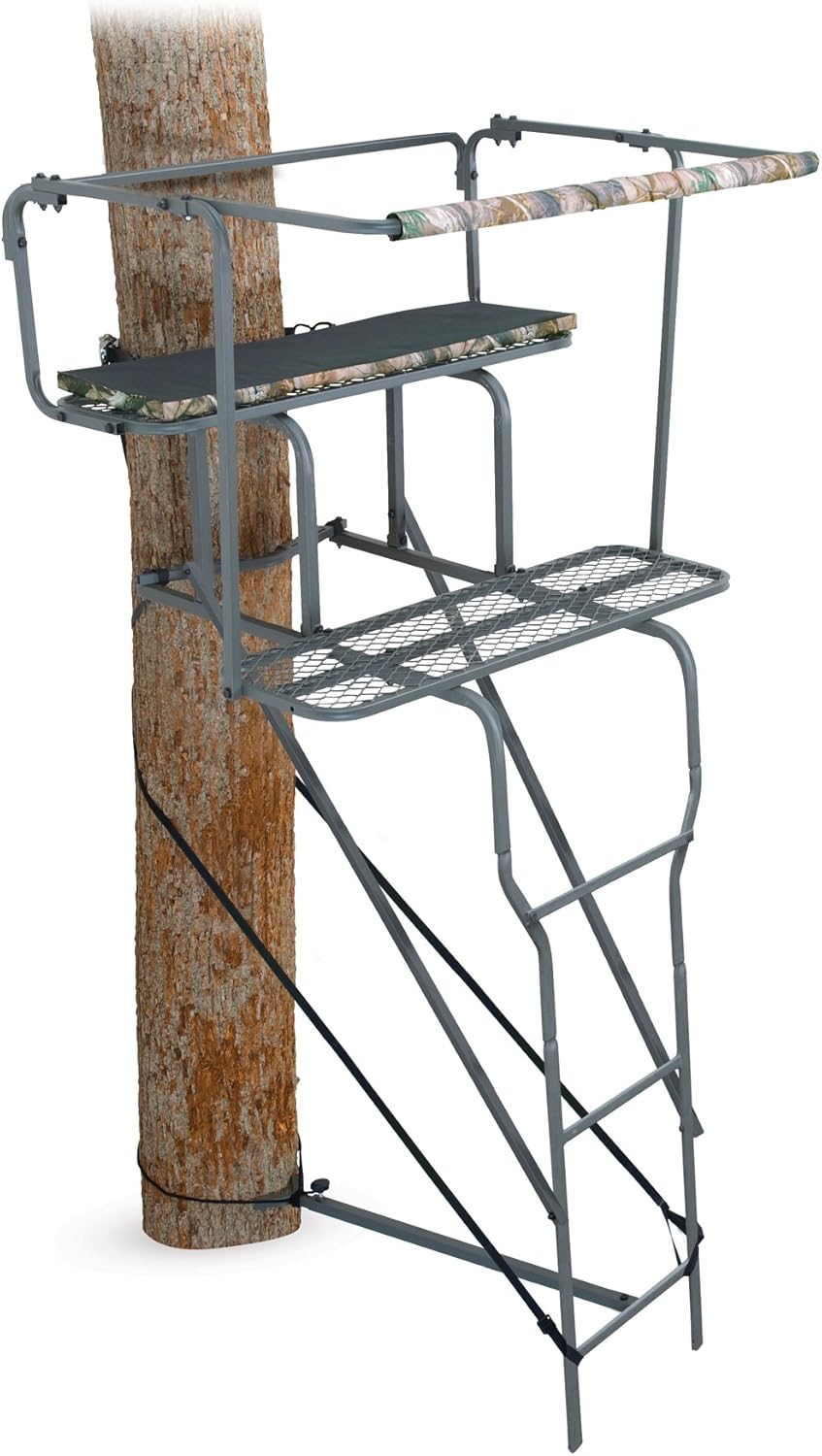 Ameristep 15Feet Two Man Ladder Stand (Camo) by Ameristep Amazon.co