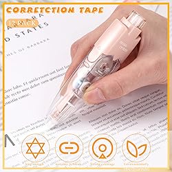 Yexiya 6 Pcs Retractable Correction Pen 236 Inches
