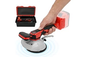 Tile Vibration Tool for Mil-wauke 18V Battery,Cordless Tile Vibration Leveling Machine with 8 Speed, Suction Cup, Digital Dis