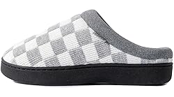 UBFEN Mens Slippers for Indoor Bedroom Memory Foam