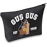 TSOTMO Cartoon Merchandise Fairy Tale Cosmetic Bag Fairy Princess Gift Mouse Gus Makeup Bag For Movie Fans (GUS BLK)