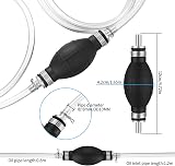 LJAPPLIED Fuel Siphon Pump 2 m Hand Transfer Hose 8mm view 2
