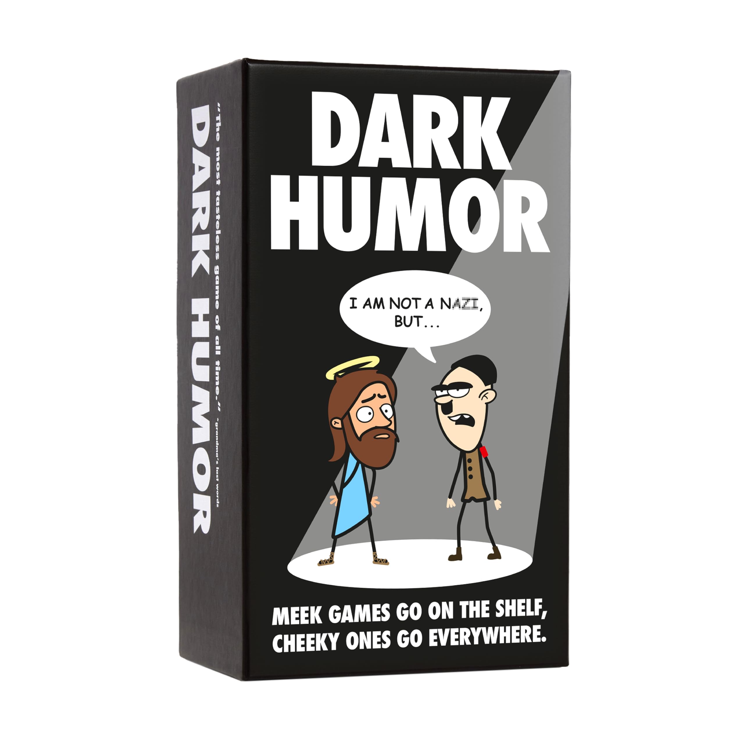 DARK HUMOR - Comic Card Game | 360 Cards of Dark Humour, Sarcasm, Taboo Topics, Joking & Irony | Fun Hazard Party Game for Friends & Game Nights
