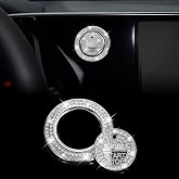 TOMALL Bling Car Engine Start Button Cover Compatible with Lexus NX RX GX Push Start Stop Switch Trim Ignition Ring Cap Bling Interior Accessories for Car