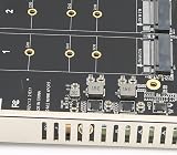 Annadue PH44 4 Port M.2 NVMe to PCIe X16 Adapter Card for RAID Split view 9