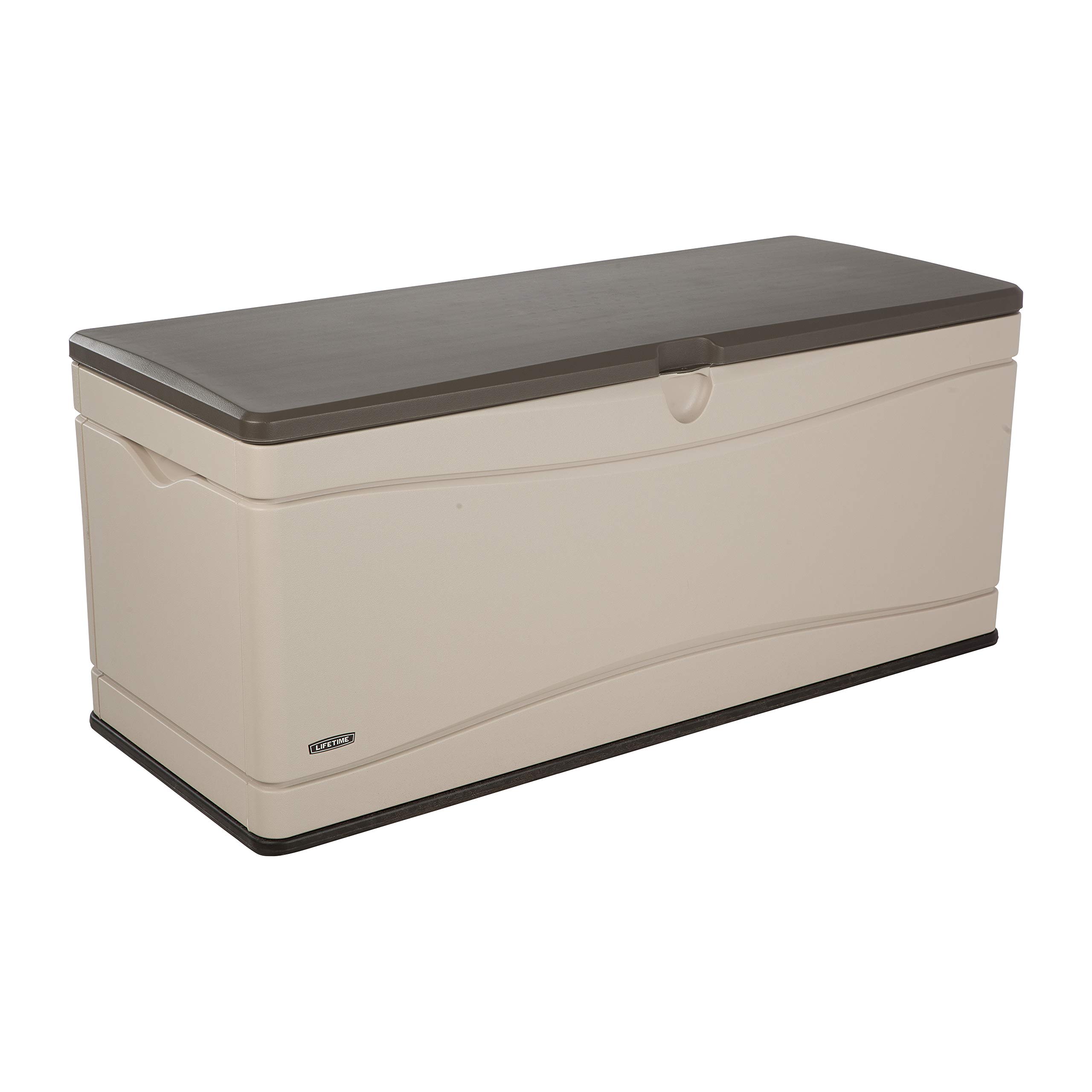 Lifetime 60012 Deck Box Storage Extra Large 130 Gallon Desert Sand