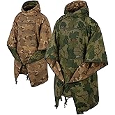 Helikon-Tex Swagman Roll – Mitchell Camo Leaf/Mitchell Camo Clouds Multi-Purpose Military Poncho, Woobie Blanket, Sleeping Bag & Emergency Jacket