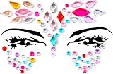 FACEGEM LONDON Face Gems Adhesive Glitter Jewel Tattoo Sticker Magnificent view 4
