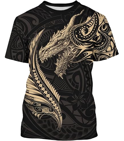Spiral - Oriental Dragon - T-Shirt Black - S | Amazon.com