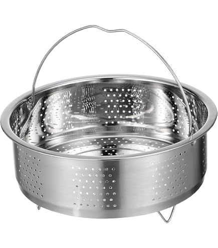 Amazon.com: UPKOCH Pasta Strainer Steamer Basket Stainless Steel