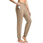 G Gradual Women's 30"/32"/34" Inseam Tall Sweatpants Cotton Joggers with Zipper Pockets Yoga Lounge Athletic Pants for Women