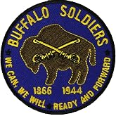 Buffalo Soldiers Round Patch - Color - Veteran Owned Business.