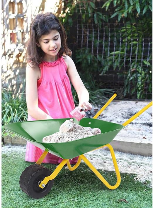 kids garden wheelbarrow