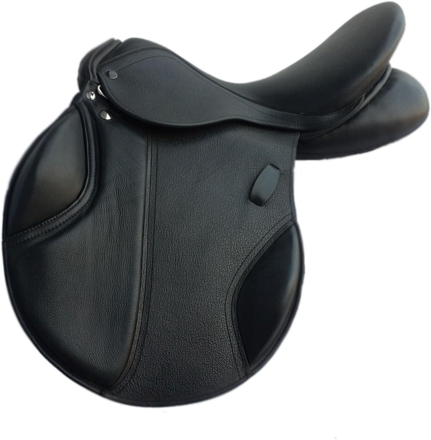 YKI EQUESTRIAN ENGLISH ALL PURPOSE LEATHER SADDLE 17.5"
