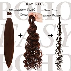 Brown Braiding Hair Pre stretched Color 30