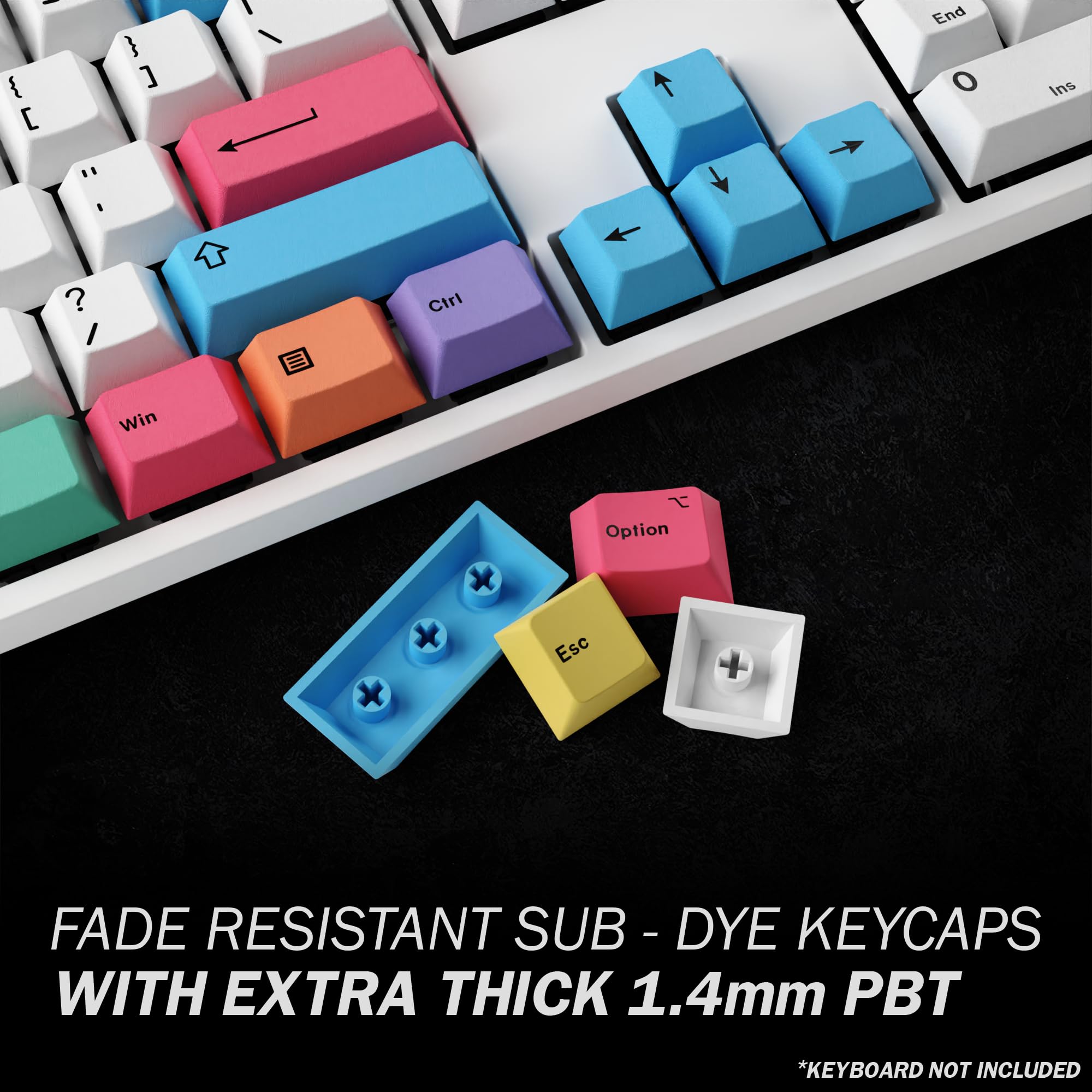 Mua HK GAMING Custom Keycaps | Dye Sublimation PBT Keycap Set for ...