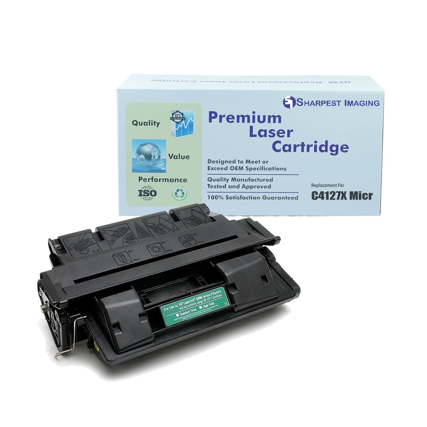 Amazon.com: SharpestImaging HP 27X C4127X Compatible MICR Toner Cartridge  for Check Printing for HP LaserJet Printers 4000 4050: Office Products
