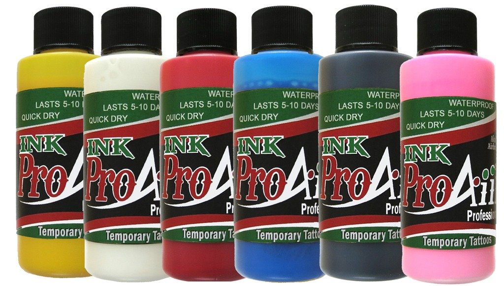 Body Paint ProAiir Temporary Tattoo Ink 2.1 oz (60ml
