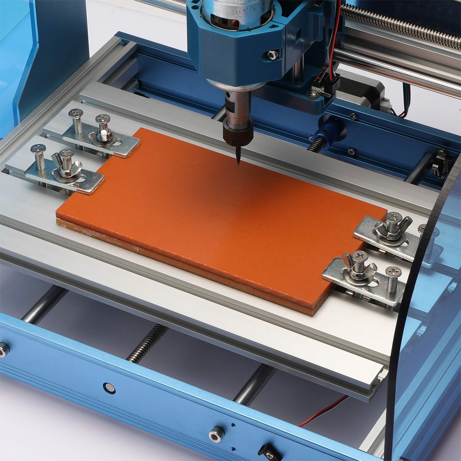 4PCS T-track Mini Hold Down Clamp Kit, Compatible with 3018-PRO/3018-MX3/3018-PROVer CNC Router Machine