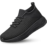 TIANYUQI Mens Slip on Walking Shoes Comfort Sock Shoes Non Slip Mesh Casual Running Sneakers