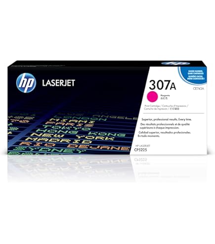 Amazon.com: HP 307A Cyan Toner Cartridge | Works Color LaserJet