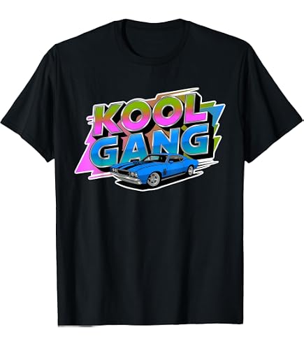 LSL Shirts Kool and The Gang - Black T-Shirt (Small) | Amazon.com