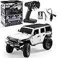 RCSHOBBY RC Crawler 1/24 RC Rock Crawler 4X4 Monster Truck Off Road Climbing Vehicles with Bright Headlight Waterproof 2.4GHz Remote Control Car RTR for Adults,Ideal Gift for Kids,White