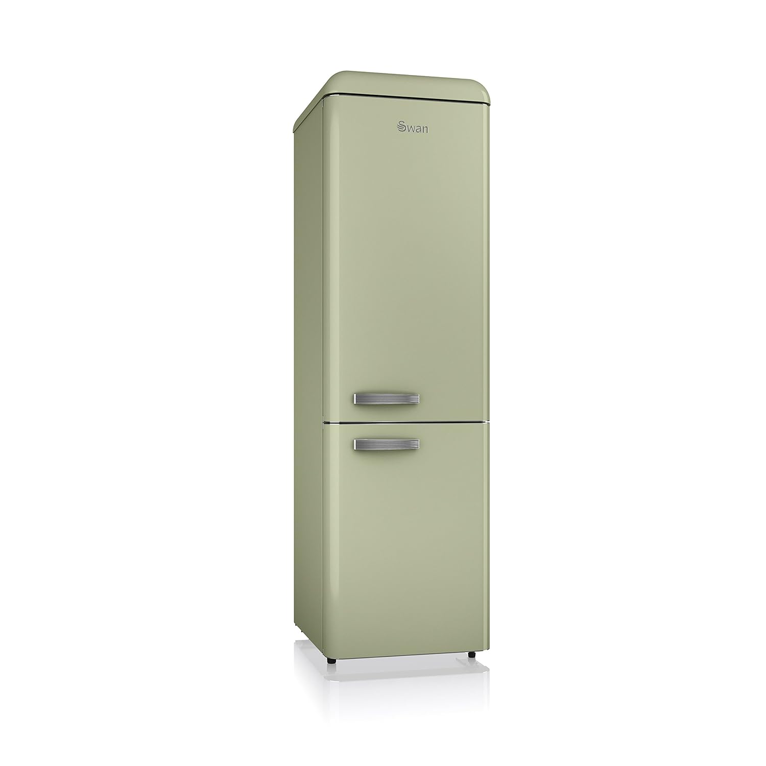 Swan SR11025GN Freestanding Fridge Freezer Green Amazon.co.uk Large