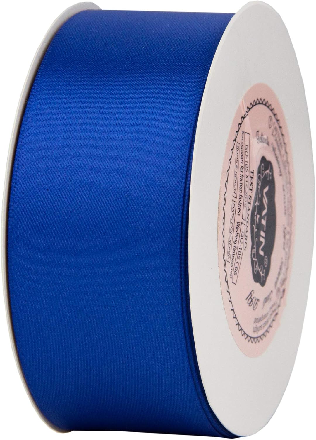 VATIN 38mm Wide Double Faced Polyester Light Royal Blue Satin Ribbon Continuous Ribbon- 23 Metre - Image 4