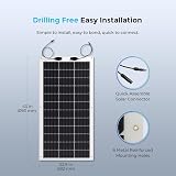 Renogy 100 Watt Flexible 12V Mono Solar Panel ETFE Ultra Thin Lightweight view 8
