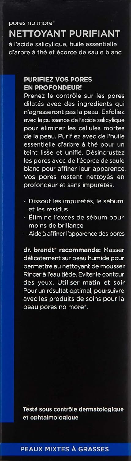 dr brandt pore purifying cleanser nettoyant purifiant