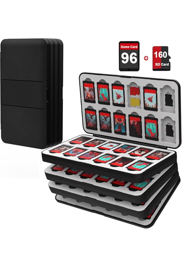 Amazon.com: PERFECTSIGHT Switch Game Card Case Compatible