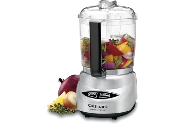 Cuisinart Mini Prep Plus Food Processor, 4 Cup, Brushed Stainless