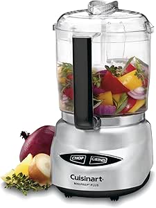 Cuisinart Mini Prep Plus Food Processor, 4 Cup, Brushed Stainless