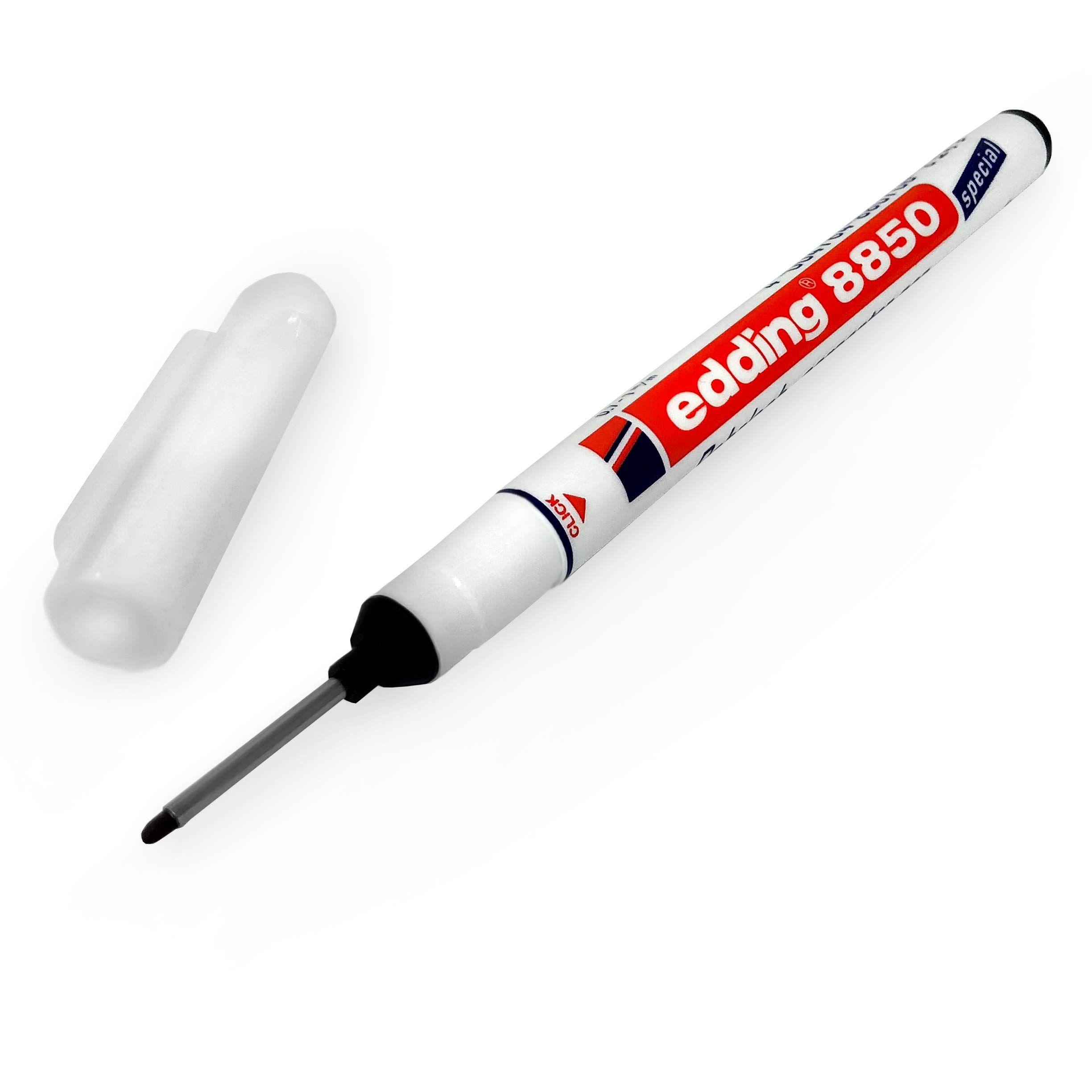 edding 8850 Permanent Carpenter's Marker 0.7-1mm Extra Long Tip, Black