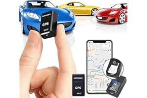 LAMONGEN GPS Tracker, Vehicle Tracker Device with Hidden Tracking Function, GPS Locator and Magnet Maximize Safety and Accuracy