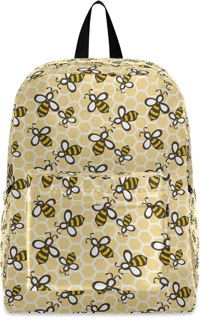 Honey Bees The Comb Travel Laptop Backpack Honeybee Laptop
