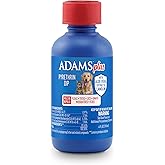 ADAMS Plus Pyrethrin Dip for Dogs and Cats, Kills and Repels Fleas, Ticks, Lice, Gnats, Mosquitoes and Flies, 4 fl oz