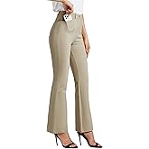Willit Women's Yoga Dress Pants Bootcut Stretch Work Slacks Office Pants 4 Pockets 28"/29"/30"/31"/33"