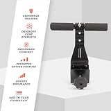 Phoenix Fitness RY848 Door Sit-Up Bar – Adjustable Height, Padded Ankles, Black view 2