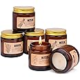 Scented Candles Gift Set 6 Pack 3.5Oz Chandelles Parfumées Aromatherapy Scented Candles Gifts for Women All Natural Soy Wax C
