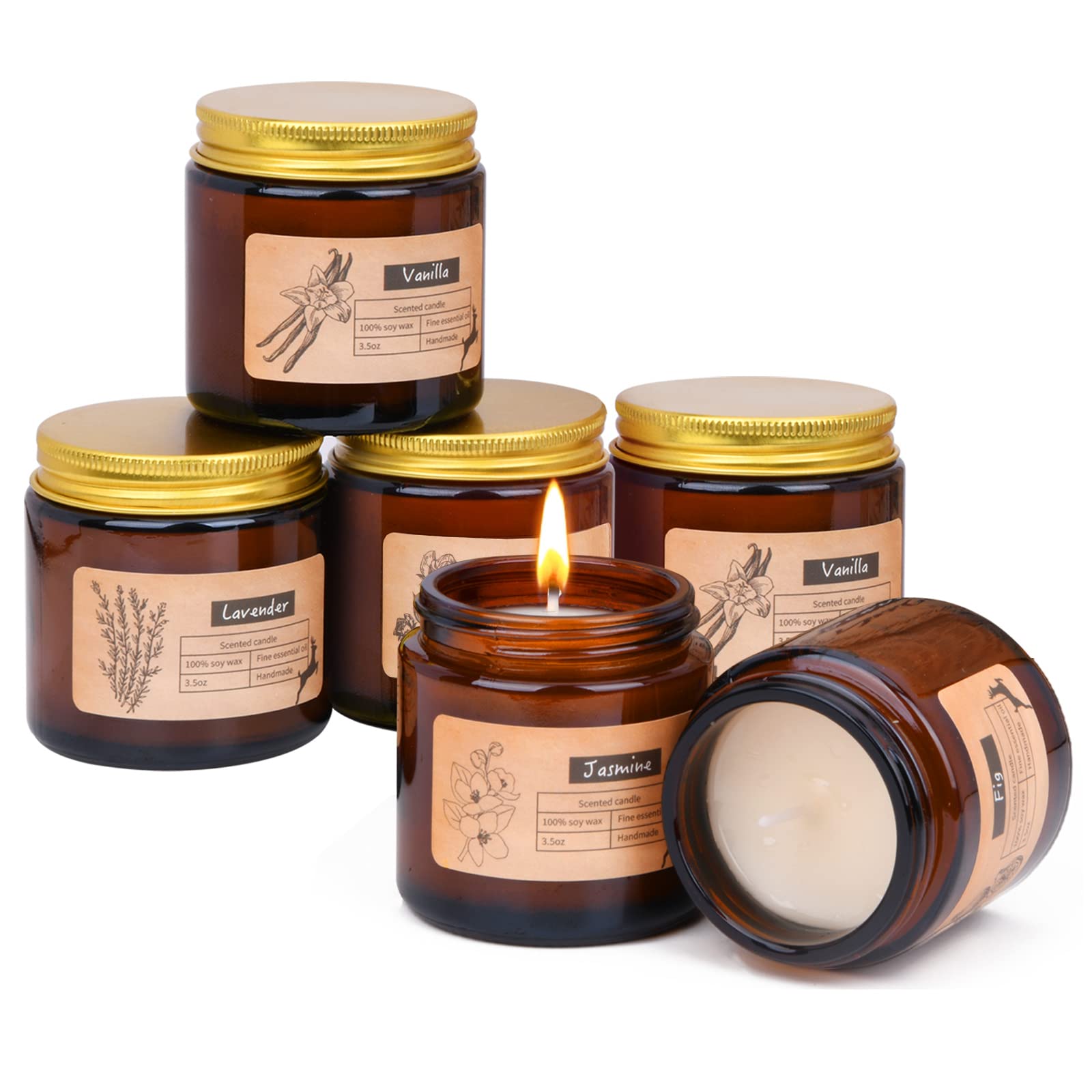 Scented Candles Gift Set 6 Pack