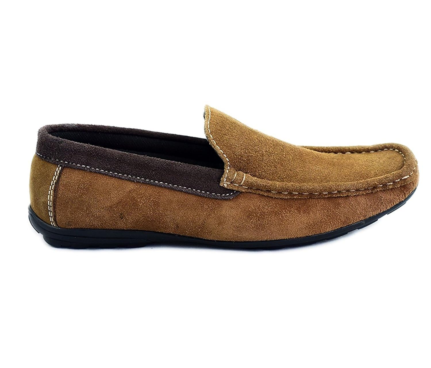 peter john leather's men's canvas loafer