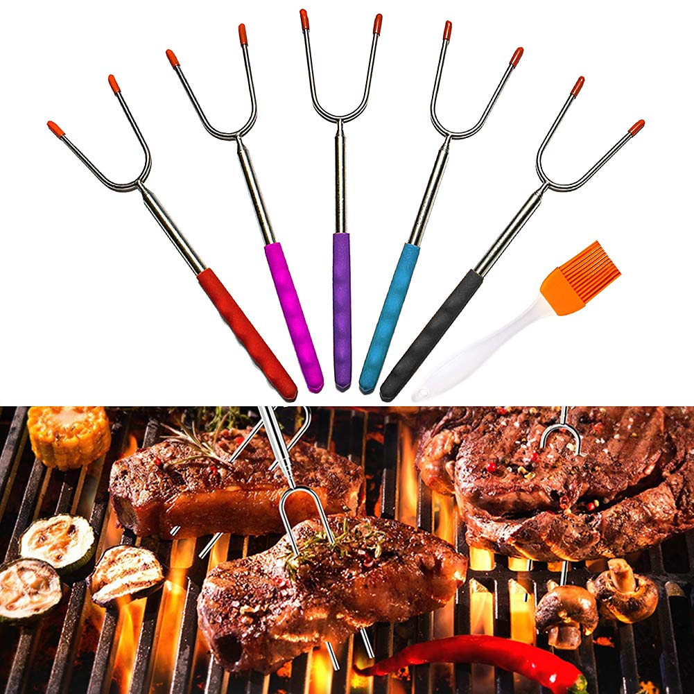 Marshmallow Roasting Sticks Telescoping Campfire Sticks Hot Dog